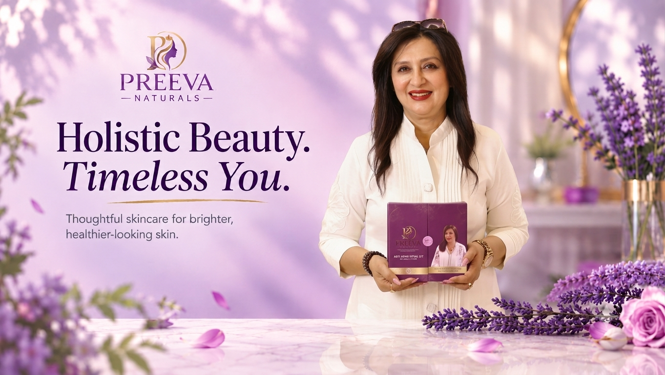 Preeva Naturals science-backed brightening skincare for Indian skin